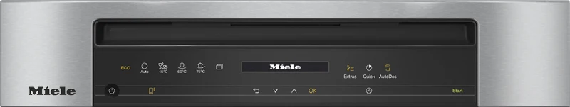 Miele 60cm XXL Semi-Integrated Dishwasher with AutoOpen Drying and Automatic Dispensing PowerDisk CleanSteel