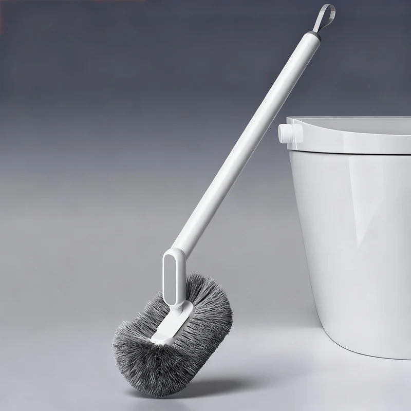 Toilettenbürste mit langem Griff, wandhängbar