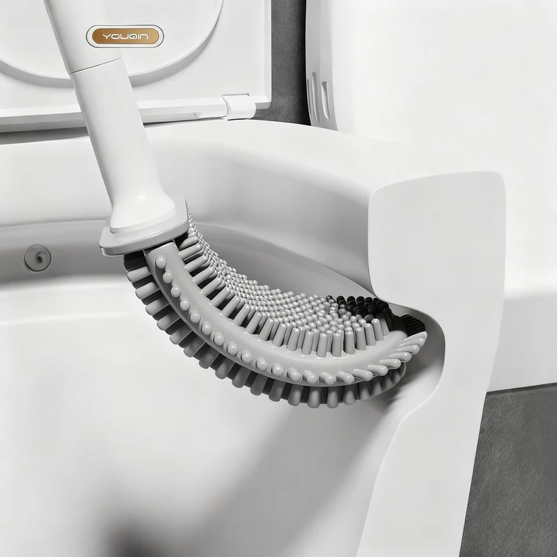 Toilettenbürste mit Ablauf-Funktion