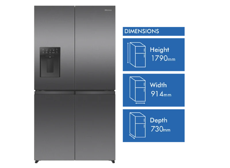 Hisense 640L French Door Refrigerator