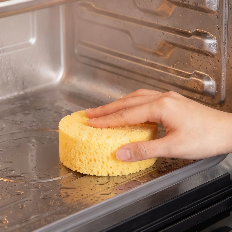 Holzfaser-Schwamm zum Reinigen und Abwaschen