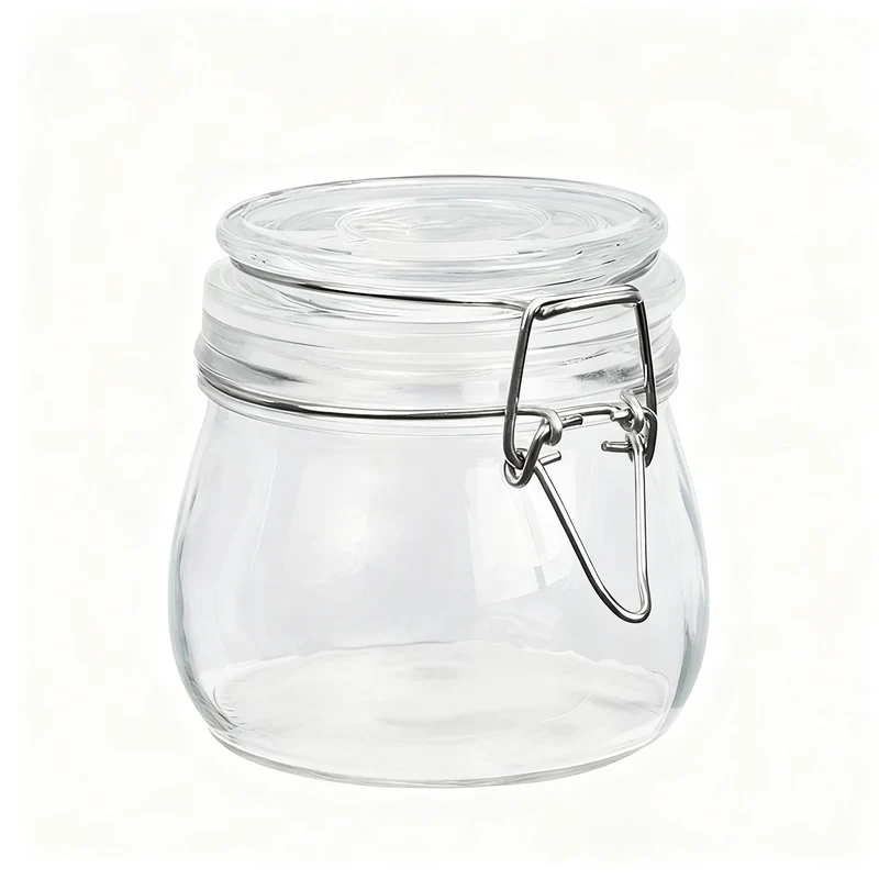 Glas-Vorratsglas mit Deckel, luftdicht