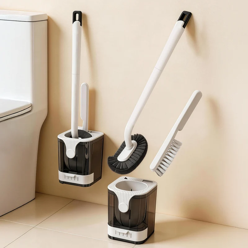 Toilettenbürste mit Halter, wandmontierbar