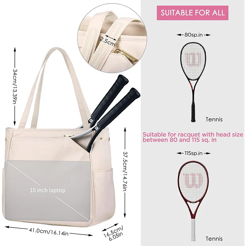 Vielseitige Tennis-Ausrüstung Tragetasche Karnz