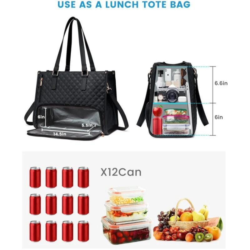 Stylische isolierte Lunch-Tasche mit Organizer Karnz