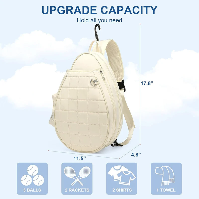 Gepolsterter Tennis Rucksack Karnz