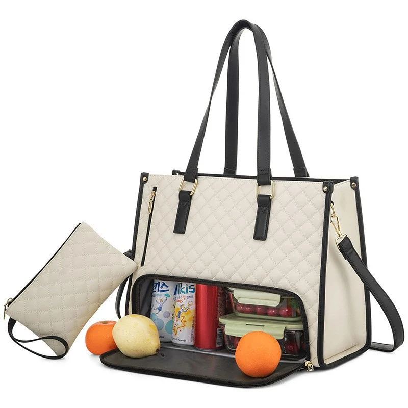 Isolierte Mehrfach-Fach Mittagessen Tasche Karnz