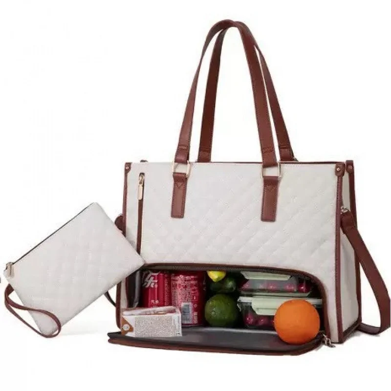 Isolierte Mehrfach-Fach Mittagessen Tasche Karnz