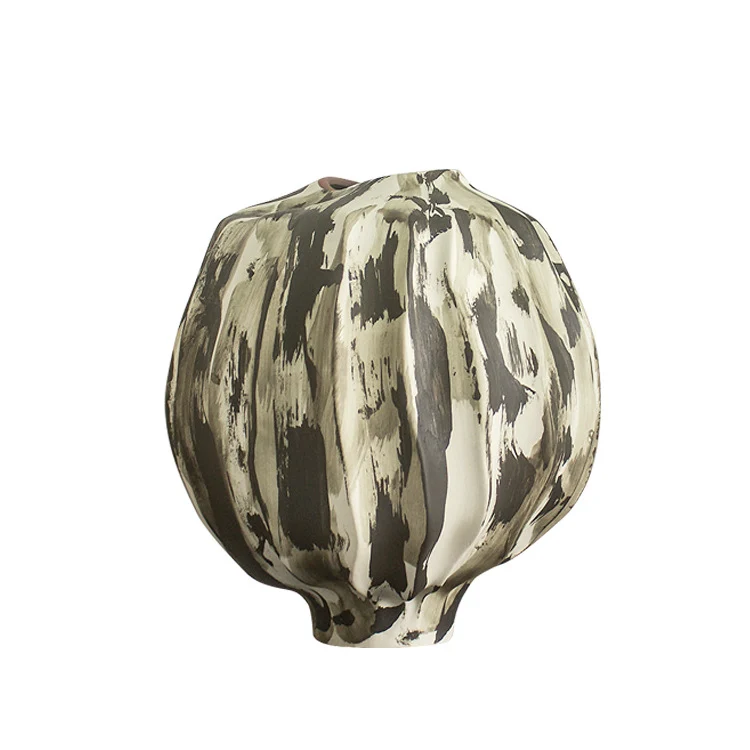 Künstlerische Texturierte Dekorative Vase