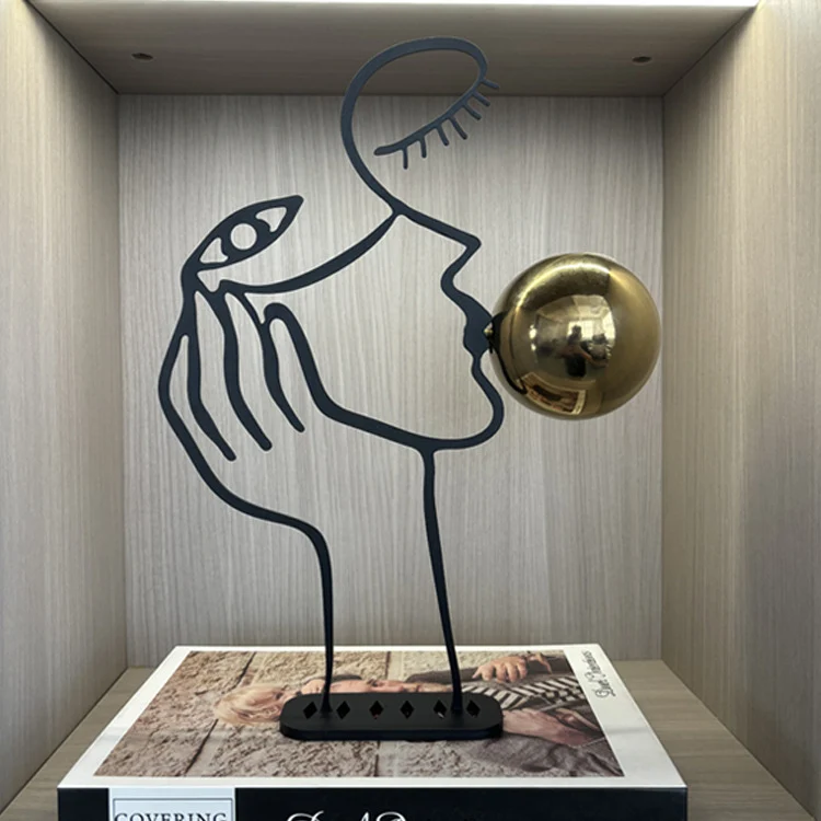 Künstlerische Metallwand Skulptur