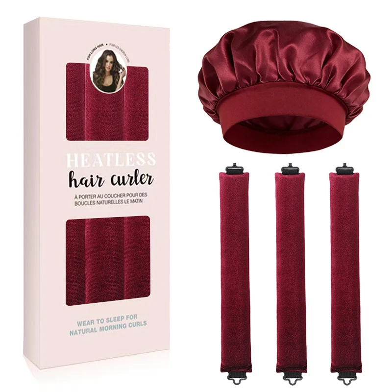 Satin Schlafmütze und Haarknäuel