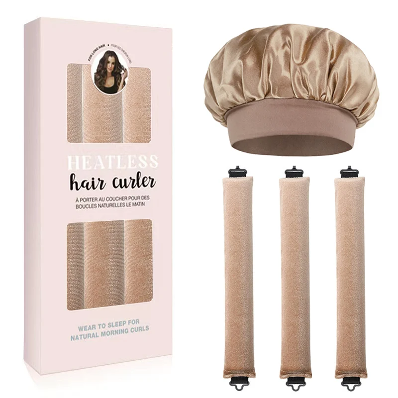Satin Schlafmütze und Haarknäuel