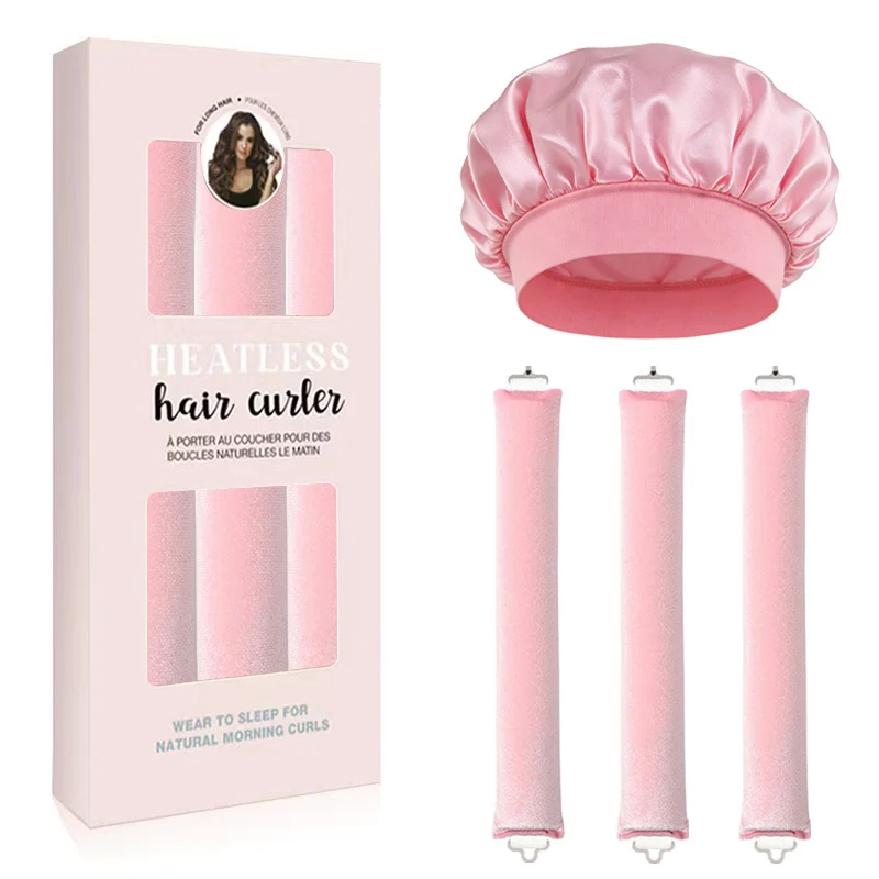 Satin Schlafmütze und Haarknäuel