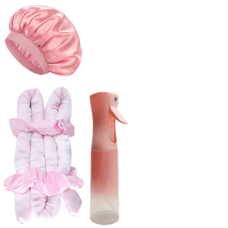 Satin Schlafmütze Set