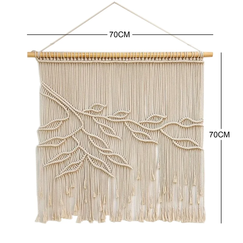 Woven Macrame Wandkunst Dekor Karnz