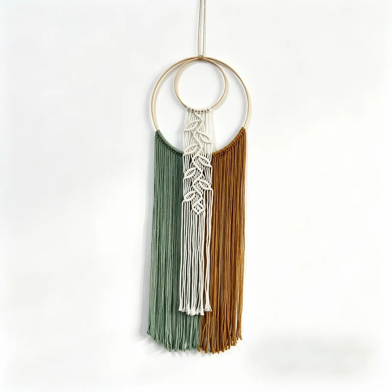 Stylische Makramee Wanddeko Karnz
