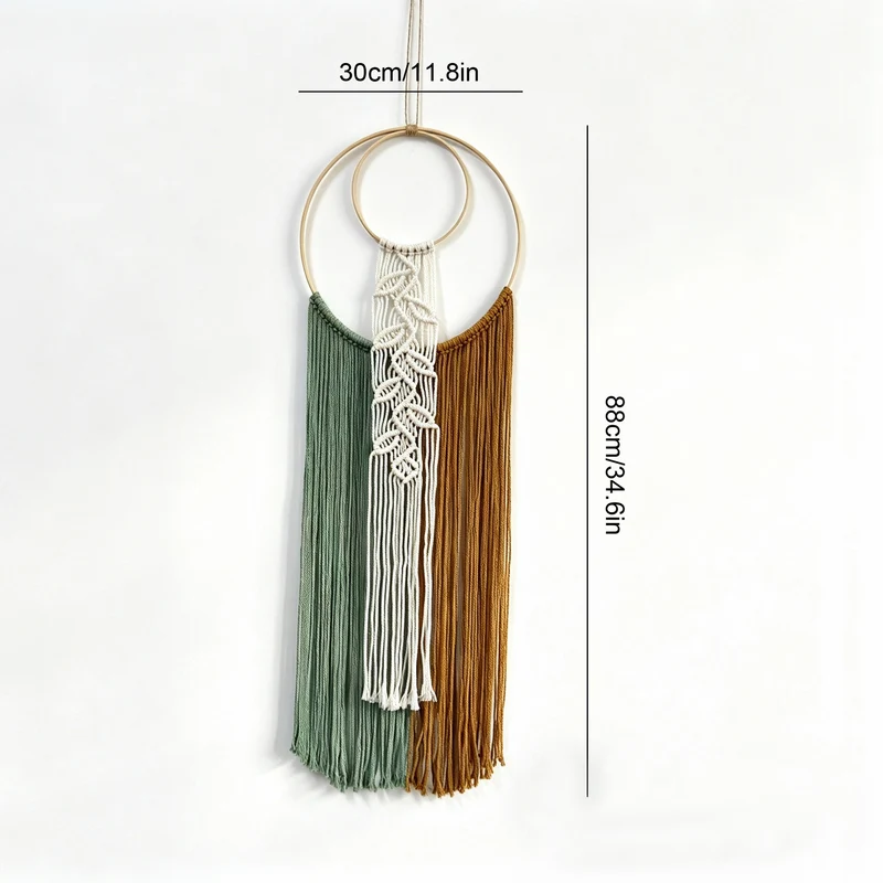 Stylische Makramee Wanddeko Karnz