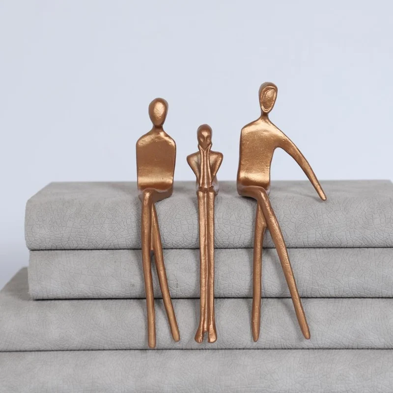 Künstlerische Metallfiguren-Set