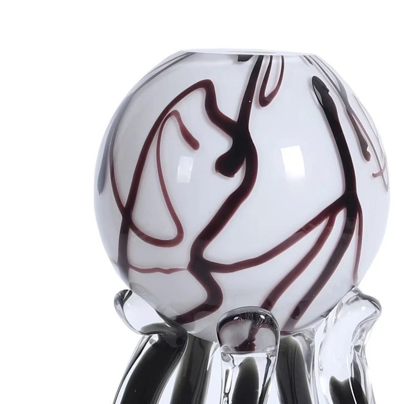 Künstlerische Glas-Blumenvasen
