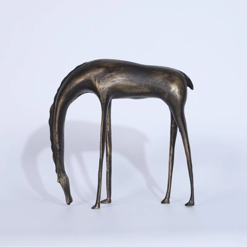 Künstlerische Giraffen Skulptur