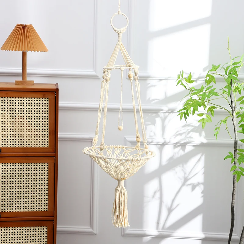 Macrame Pflanzenständer Karnz
