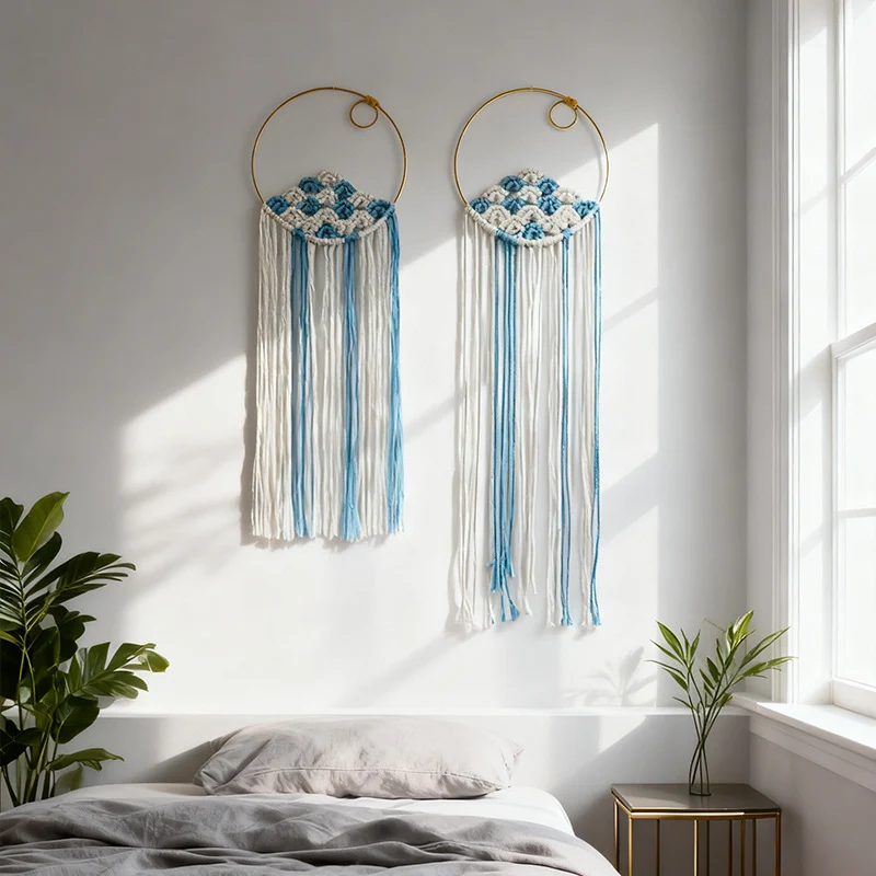 Macrame Wandbehang Karnz