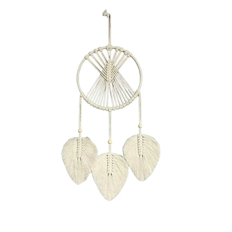 Makramee Blatt Wandbehang Karnz
