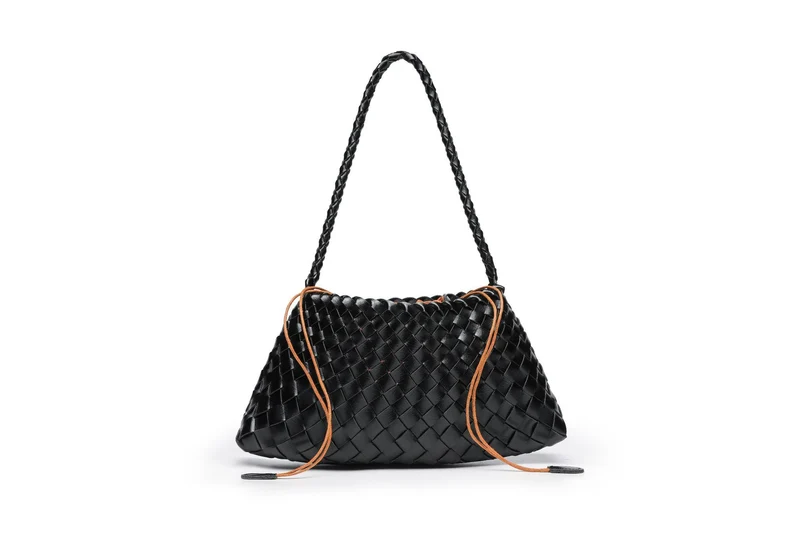 Texturierte Gewebte Schultertasche Karnz