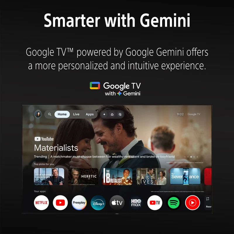 Sony 85" BRAVIA 9 II True RGB 4K AI Google TV with Gemini 2026