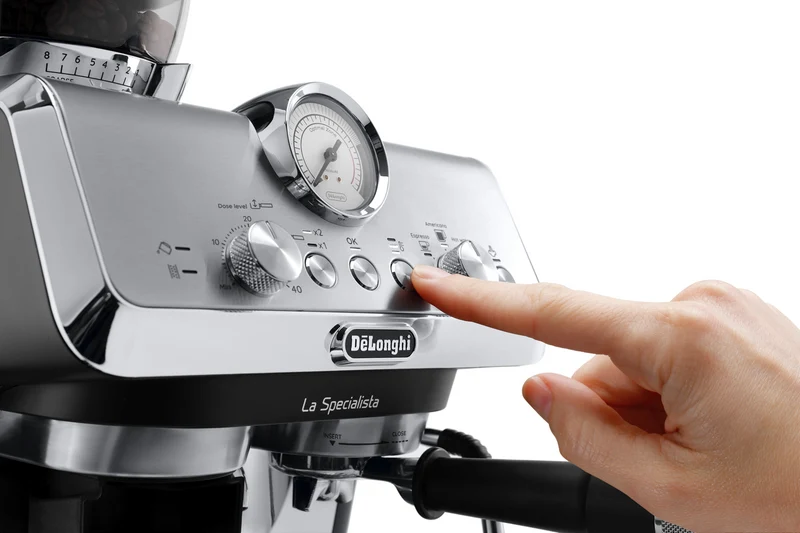 DeLonghi La Specialista Arte Manual Coffee Machine Metal Black