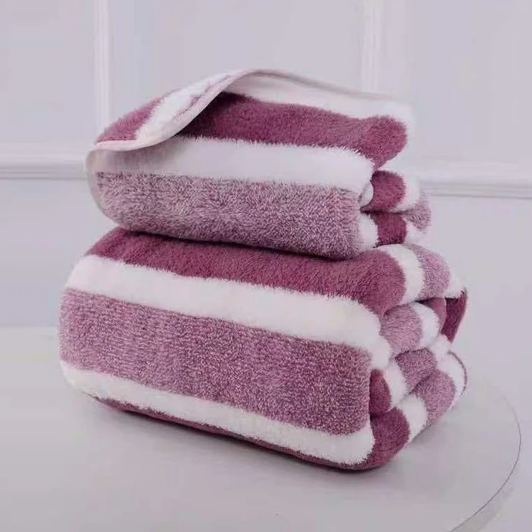 Korallenfleece Handtuch
