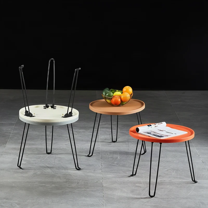 Klappbarer Beistelltisch, rund, Ø 45,5 × 40 cm, Modell H-262