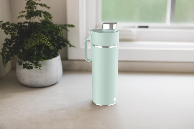 Ninja Thirsti 700ml Travel Bottle Seafoam Blue