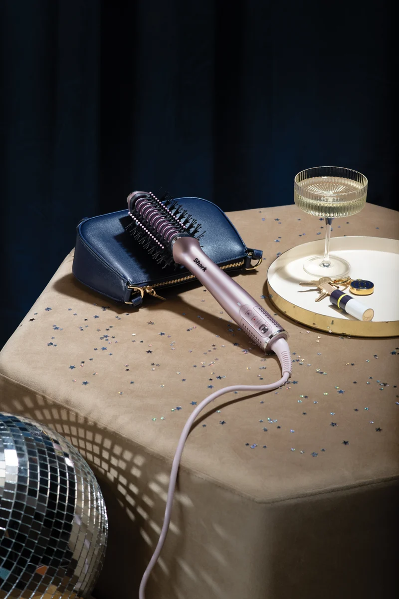Shark Glossi 2-in-1 Hot Tool and Air Glosser Peony Pink