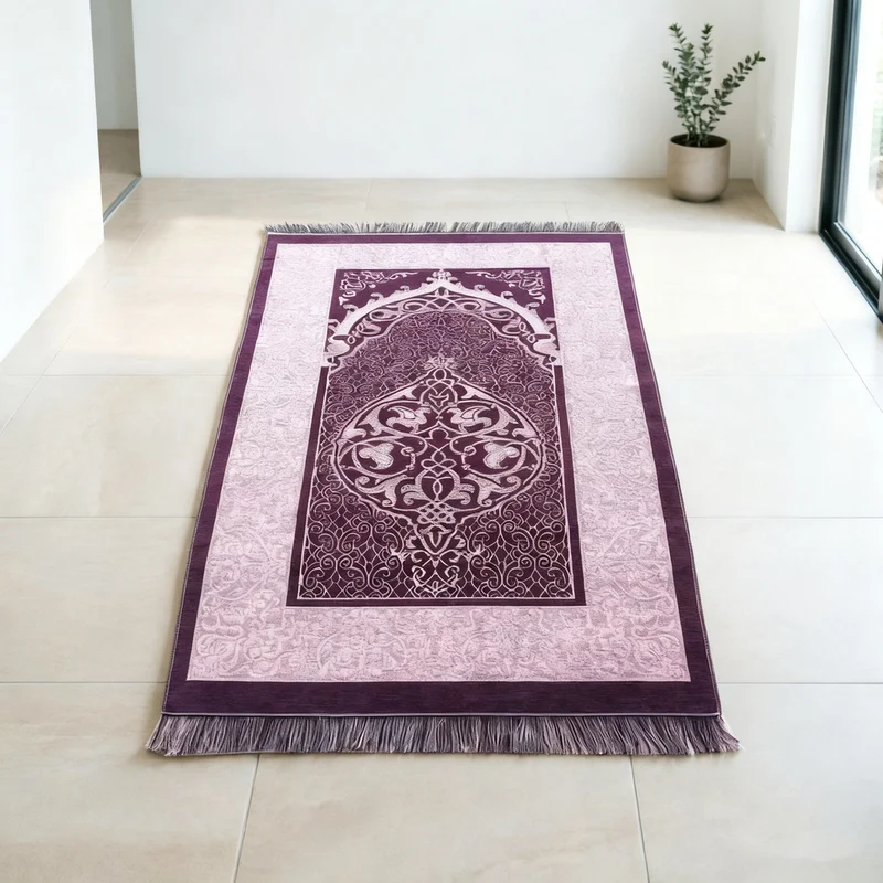 Gebetsmatte aus Polyester, 70 x 110 cm, Ethno-Design