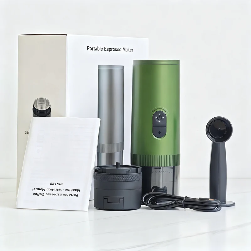 Espressomaschine, tragbar, halbautomatisch