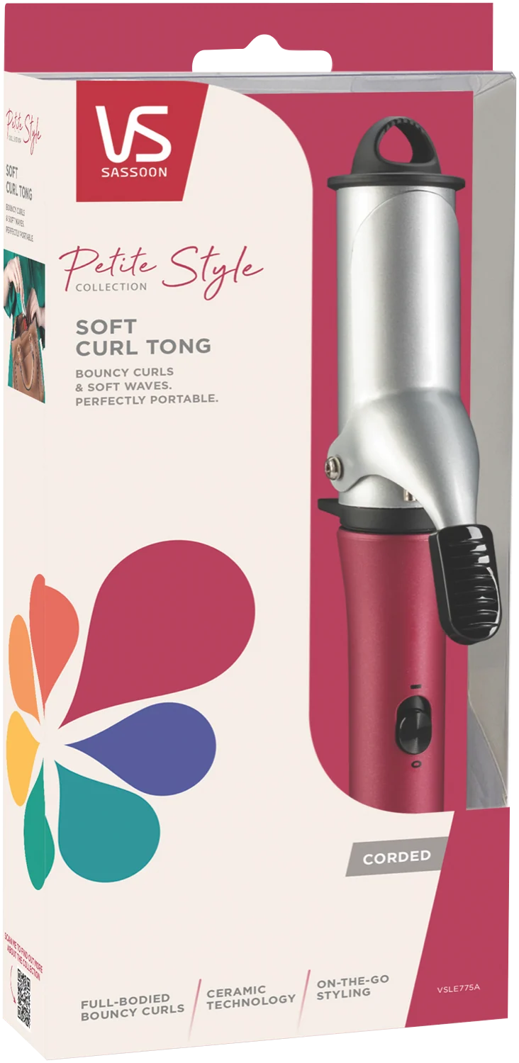 VS Sassoon Petite Style Soft Curl Tong