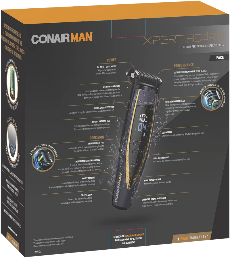 ConairMan Xpert Beard And Stubble Trimmer