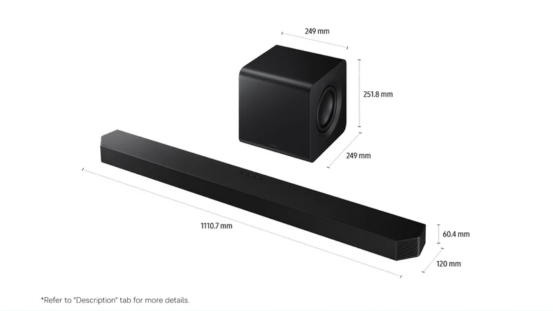 Samsung Q-Series 5.1.2 ch Soundbar Subwoofer 2026