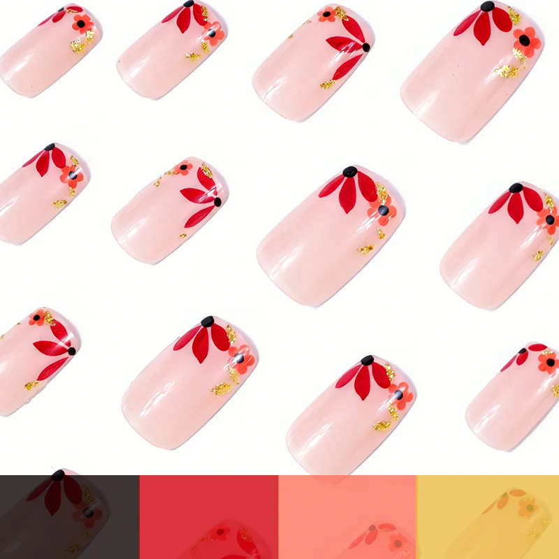 Floral Design Nagelkunst Verbesserungen Karnz