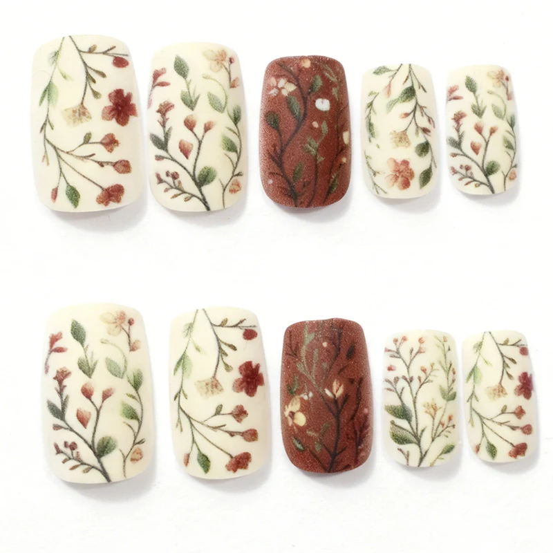 Blumen Design Acryl Nagelkunst Karnz