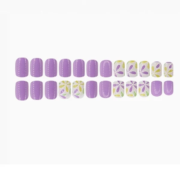 Florale Kunst Gel-Nagelverzierungen Karnz
