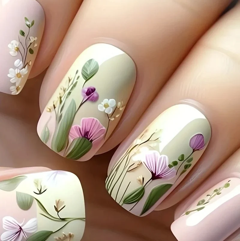 Floral Artistry Acrylnagelverbesserungen Karnz
