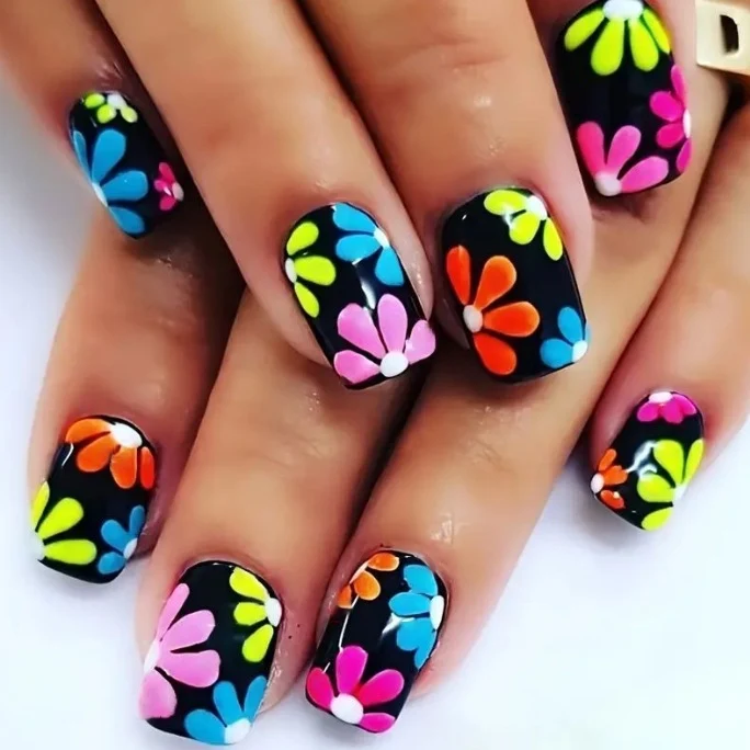 Floral Künstlerisches Nageldesign Karnz