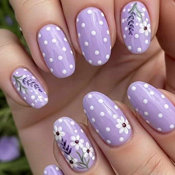 Floral Art Press-On Nail Set Karnz 1789915378