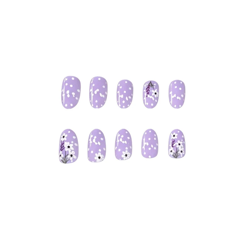 Floral Art Press-On Nail Set Karnz 1789915378