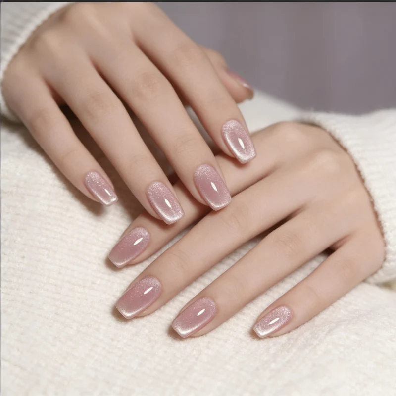 Glamouröser Glitter Ombre Nagelkunst Verbesserungen Karnz