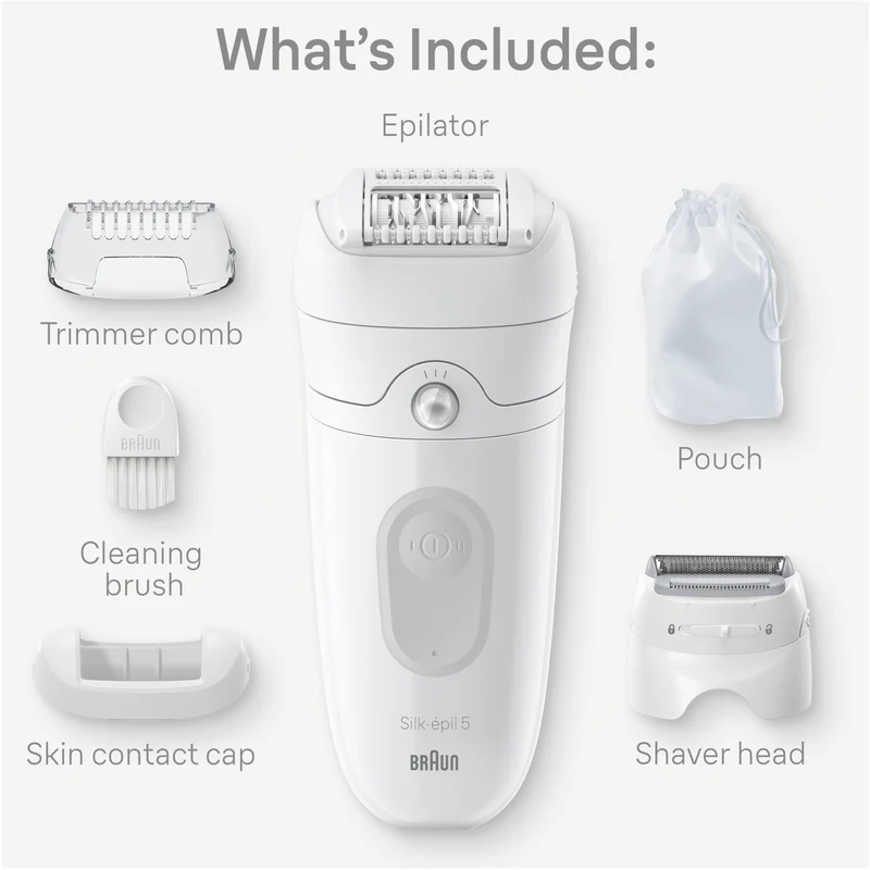 Braun Silk-Epil 5 Epilator Wet And Dry Grey