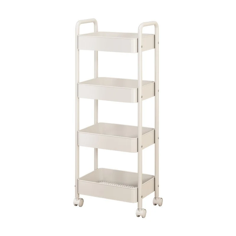 Küchenwagen mit Rollen, 3-lagig, Stahlrahmen