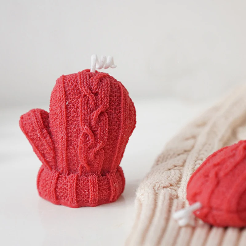 Schichtige Bubble Weihnachtsbaum Skulptur Kerze mit Stern Spitze